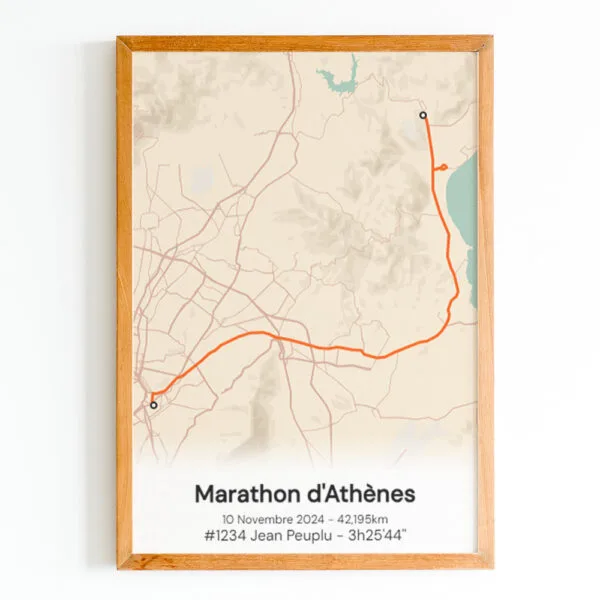 Affiche Marathon dAthenes