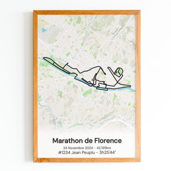 affiche marathon de Florence