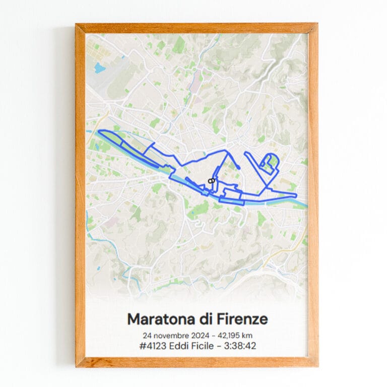Poster della maratona di Firenze