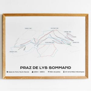 Affiche Praz de Lys Sommand