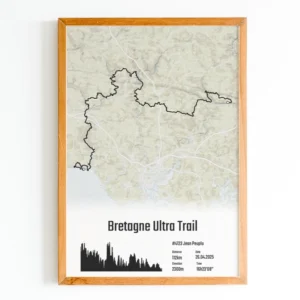 affiche bretagne ultr a trail 112km