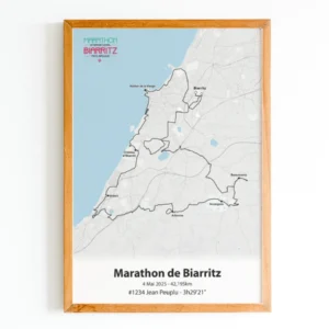 Affiche Marathon de Biarritz - Pays Basque