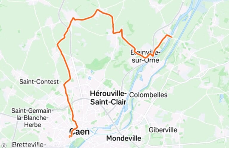 Parcours Marathon de Deauville 2025 en gpx