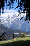 Le Blog 12 mountains, snow, pasture, fence, forest, trees, leaves, nature, foliage, mont blanc, alpine