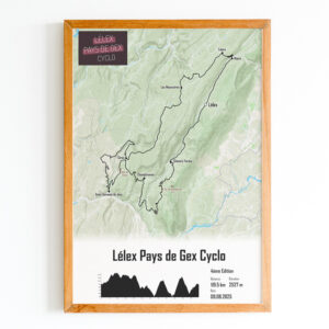 affiche Lelex pays de gex cyclo