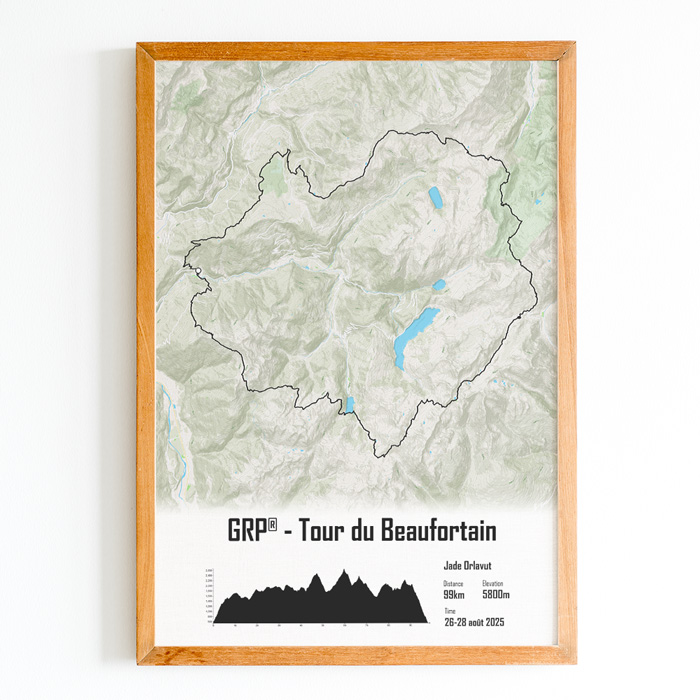 Affiche GRP : Tour du Beaufortain