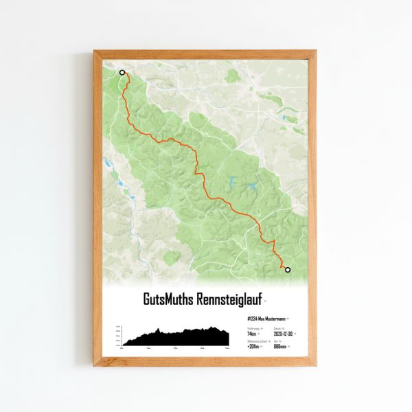 Affiche GutsMuths Rennsteiglauf 1 Affiche GutsMuths Rennsteiglauf