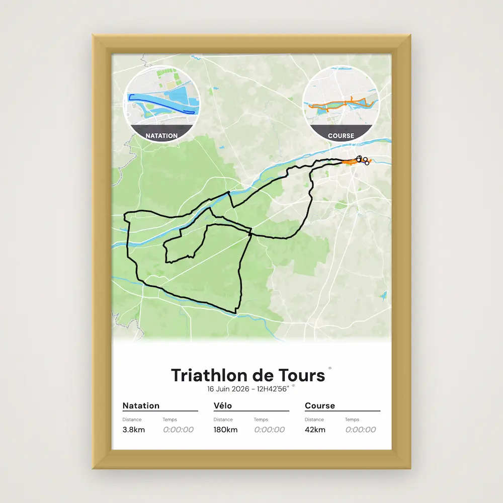 Affiche Triathlon de Tours (XXL)